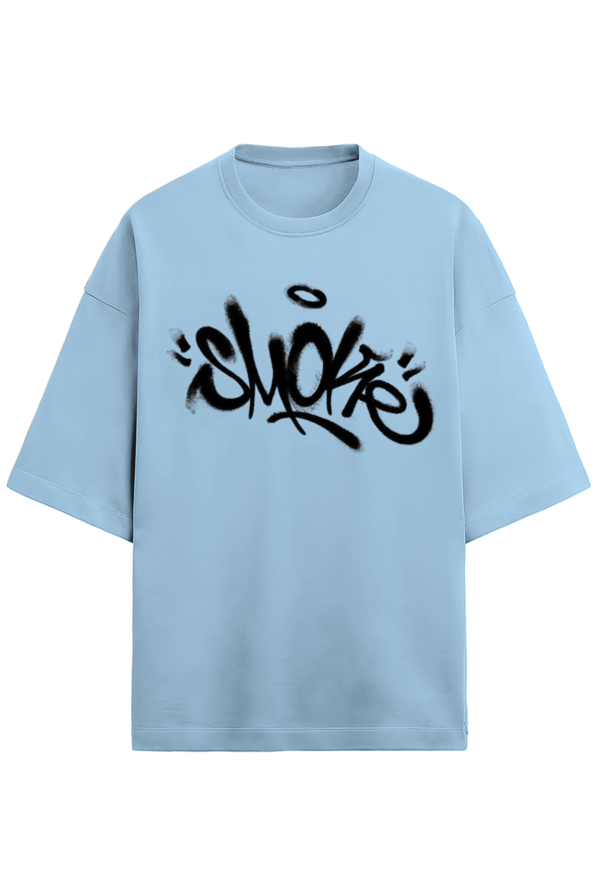 SMOKE Graffiti | Graffiti printed T shirt | Terry Oversized Tee