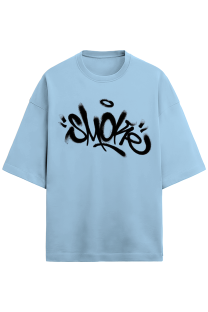 SMOKE Graffiti | Graffiti printed T shirt | Terry Oversized Tee